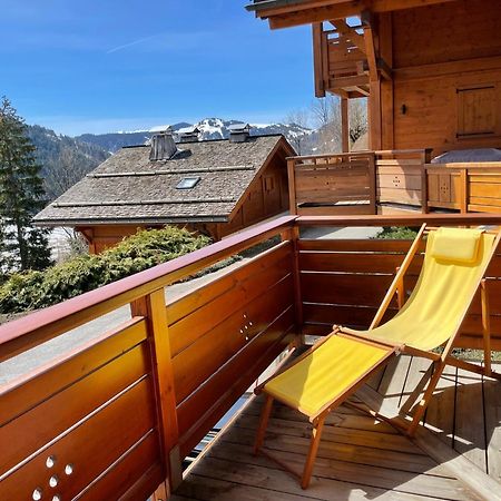 Cosymontagne - Le Chalet - 3Ch - 8 Pers- Terrasse Sud, Magnifique Vue La Clusaz Bagian luar foto