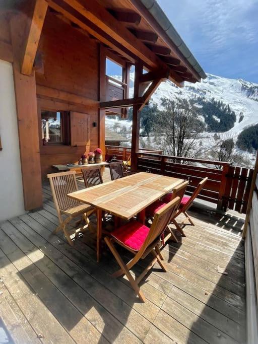 Cosymontagne - Le Chalet - 3Ch - 8 Pers- Terrasse Sud, Magnifique Vue La Clusaz Bagian luar foto