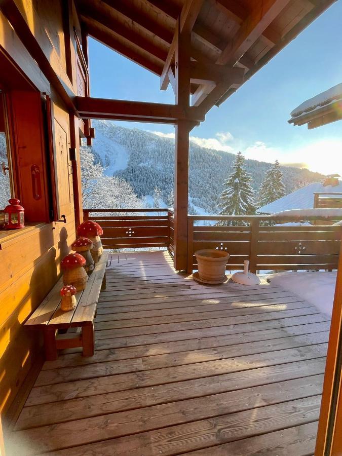 Cosymontagne - Le Chalet - 3Ch - 8 Pers- Terrasse Sud, Magnifique Vue La Clusaz Bagian luar foto